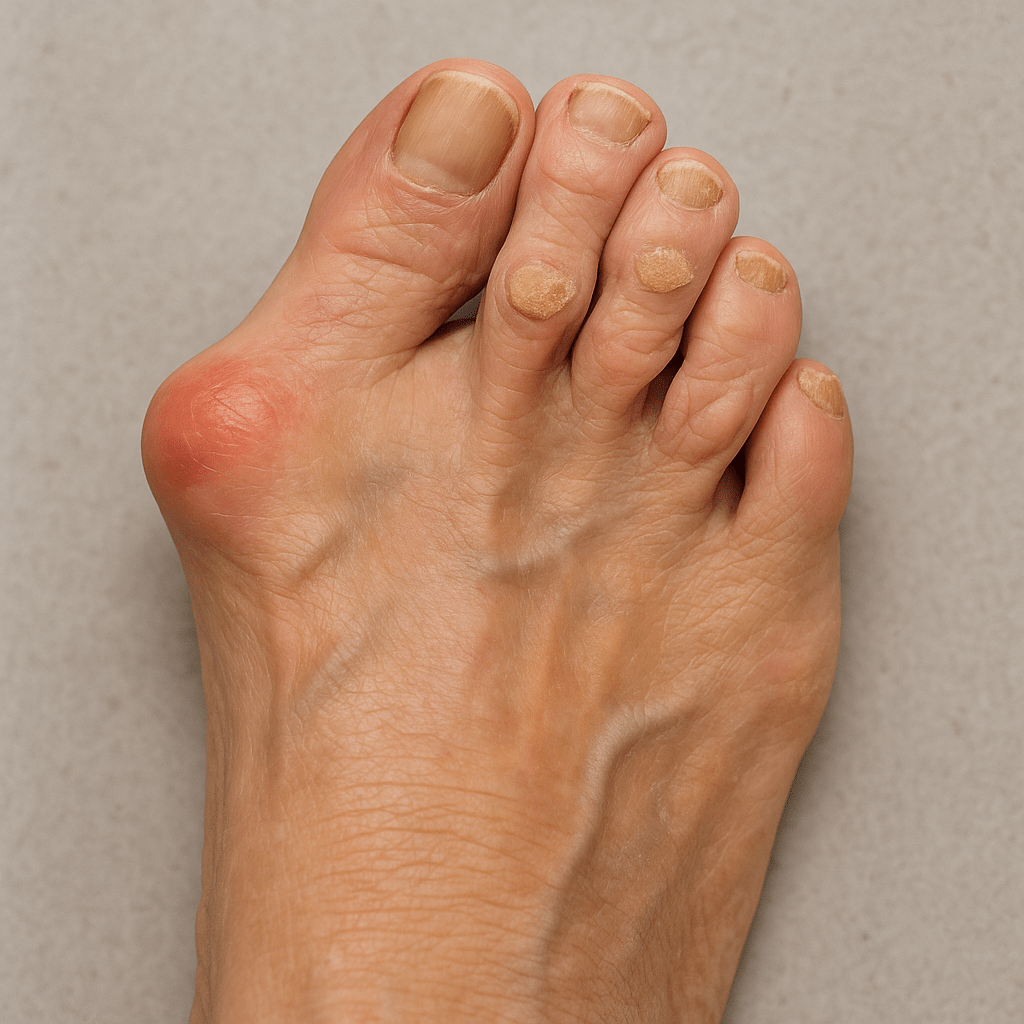 stopa reumatoidalna, reumatoidalne zapalenie stawów, haluks, odgniotki