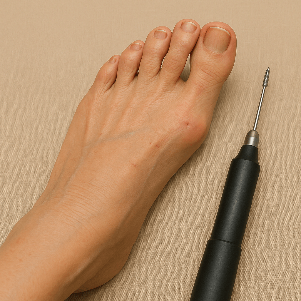 haluks leczenie małoinwazyjne przezskórne